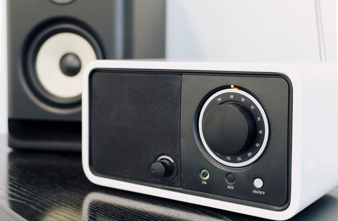 Illustrative photograph of audio equipment